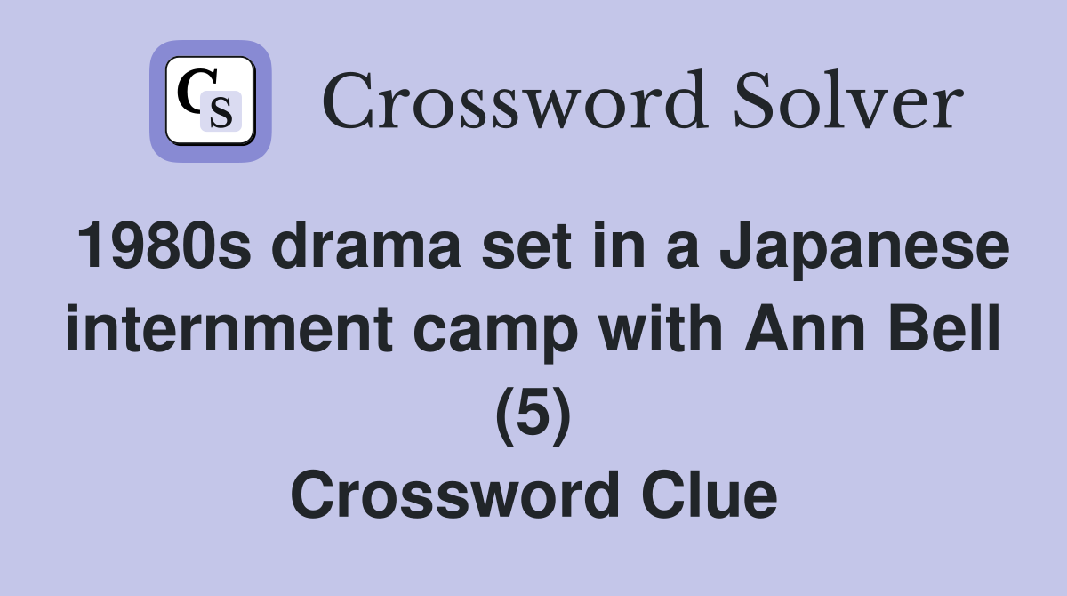 1980s drama set in a Japanese internment camp with Ann Bell (5 ...